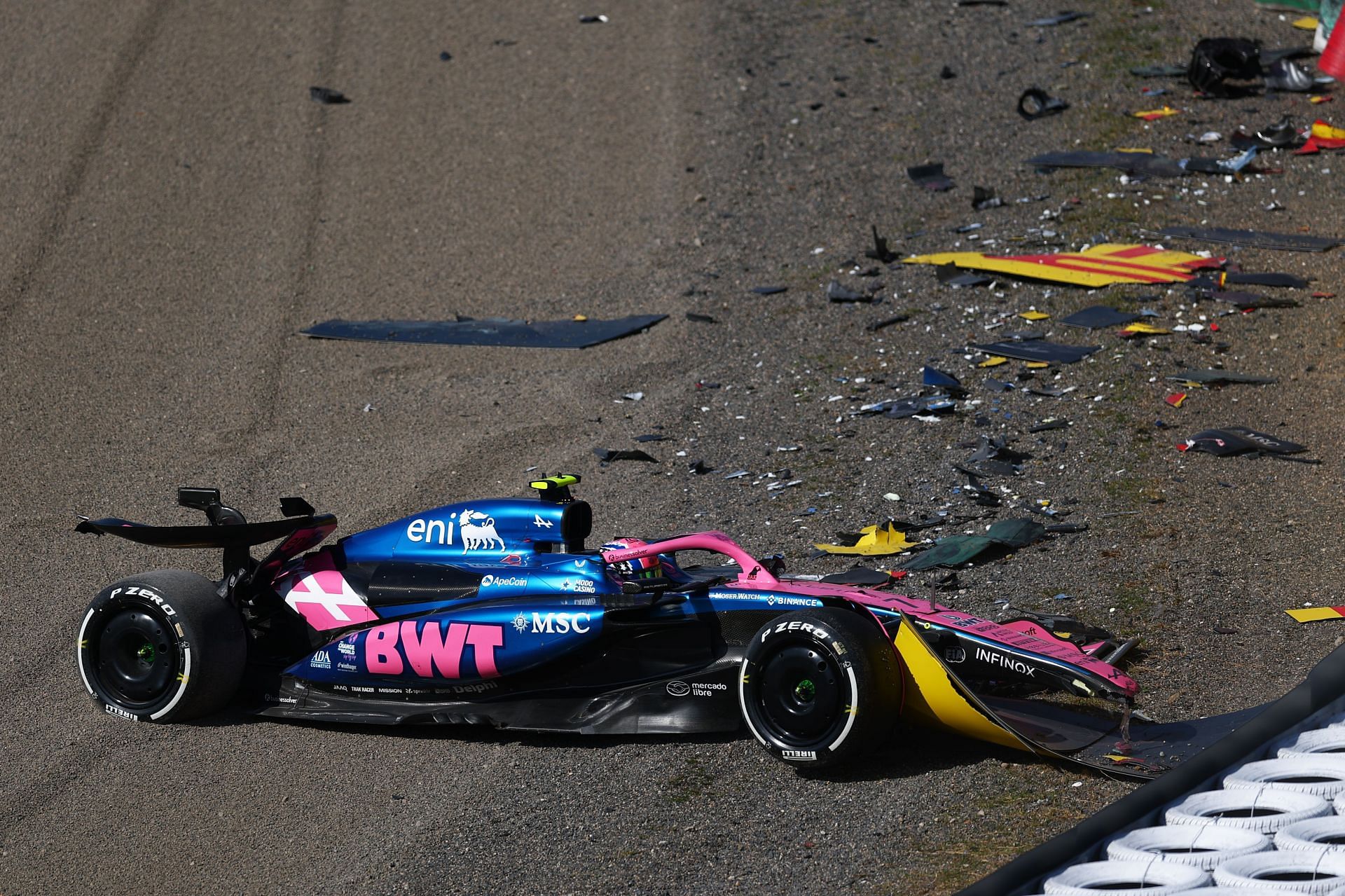 Jack Doohan crash at F1 Grand Prix Of Japan - Practice - Source: Getty